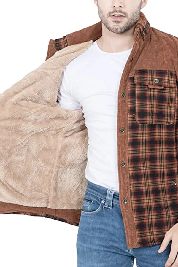 Flannel Fleece Shirt Jacket