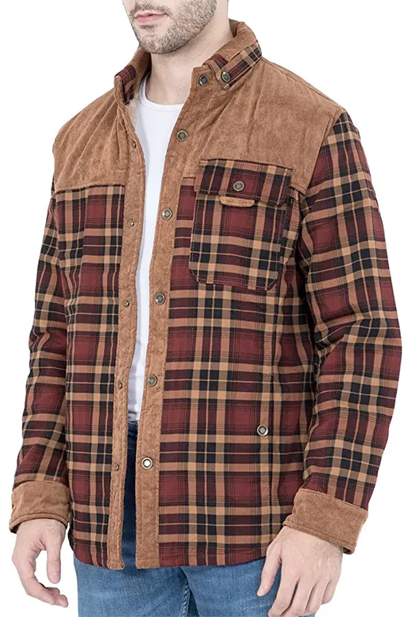 Flannel Fleece Shirt Jacket