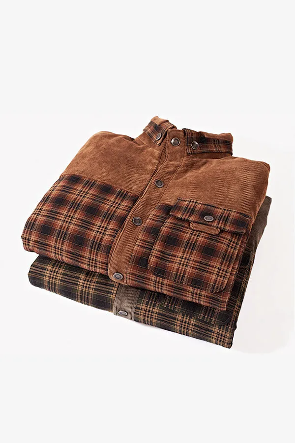 Flannel Fleece Shirt Jacket