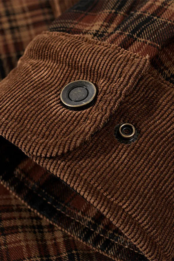 Flannel Fleece Shirt Jacket