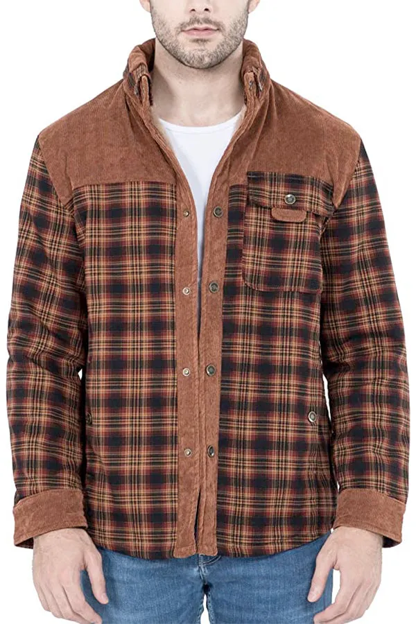 Flannel Fleece Shirt Jacket