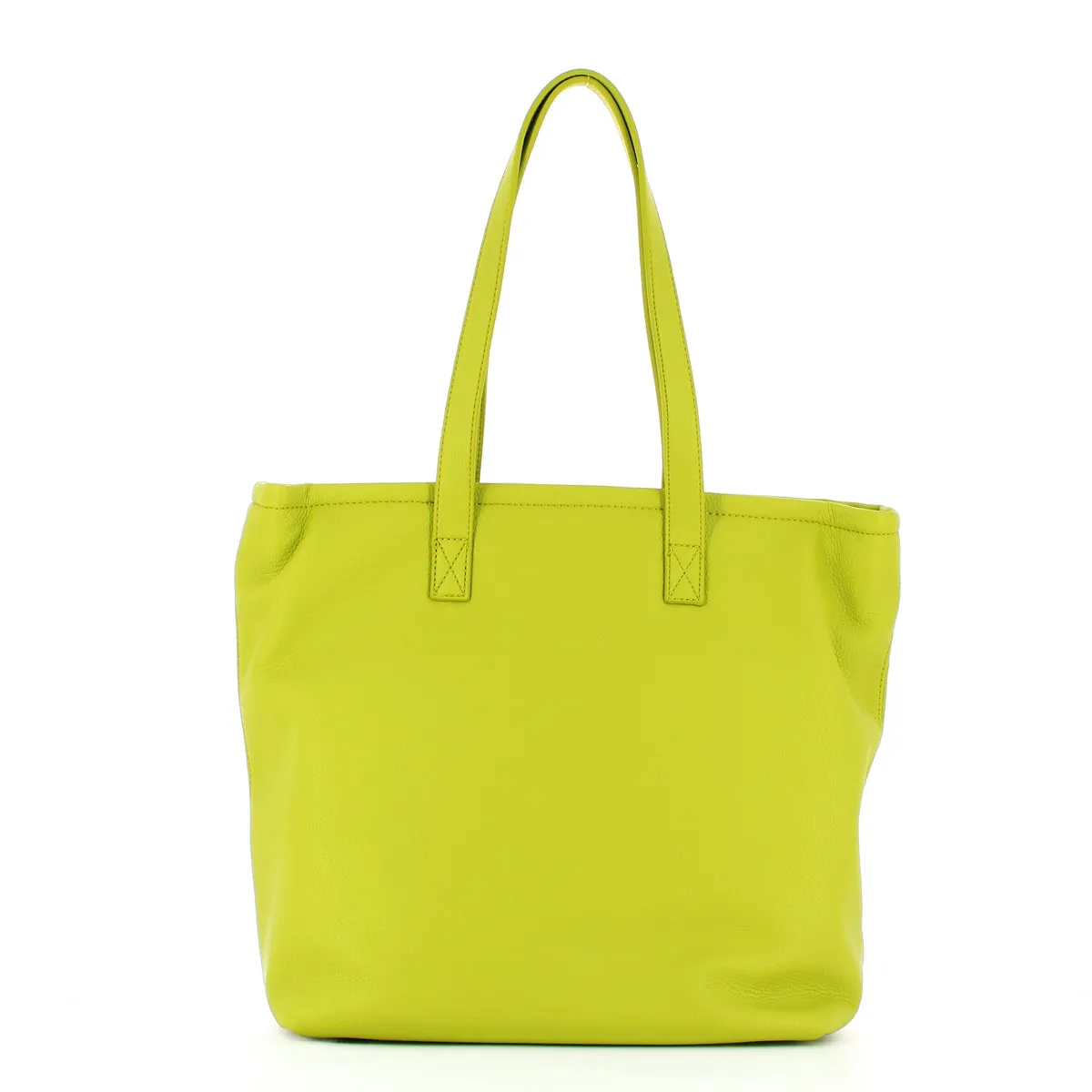 Fracomina - Shopper con lucchetto Lime - FA23SBA006P411S6 - LIME