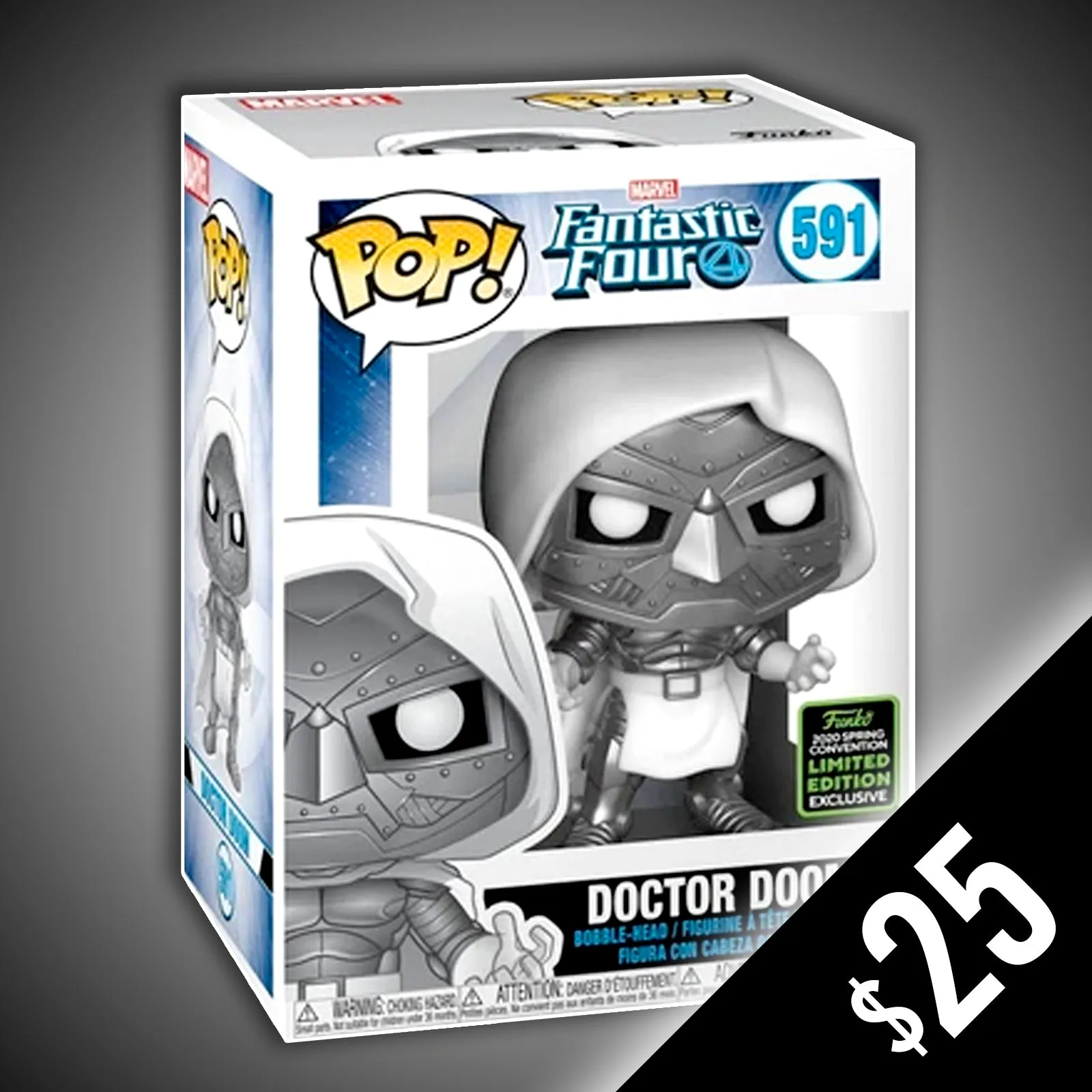 Funko Pop! Fantastic Four: Doctor Doom (Shared Sticker) #591