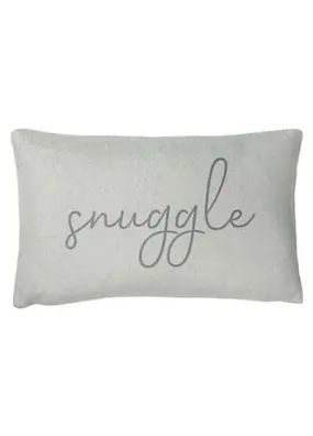 furn. Shearling ’Snuggle’ 30x50cm Slogan Cushion | Kaleidoscope