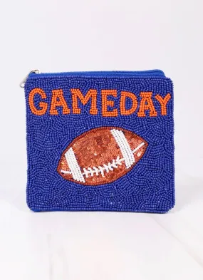 Gameday Football Pouch BLUE ORANGE