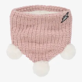 Girls Pink Knitted Snood