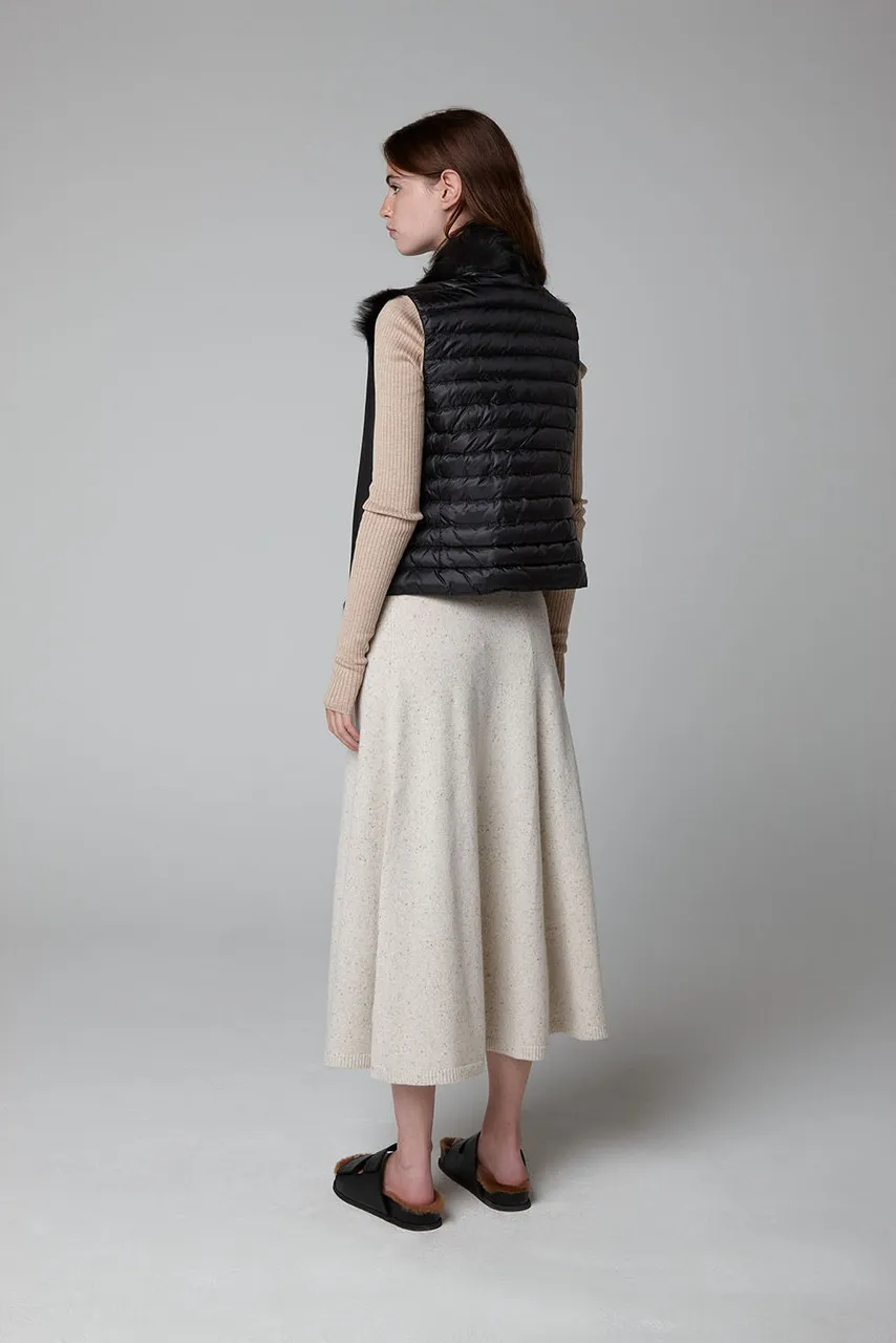 GUSHLOW & COLE Down back rough cut shearling gilet -                         -                     -                