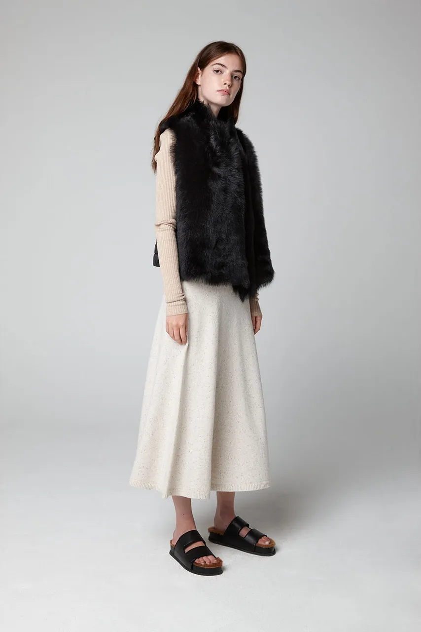 GUSHLOW & COLE Down back rough cut shearling gilet -                         -                     -                