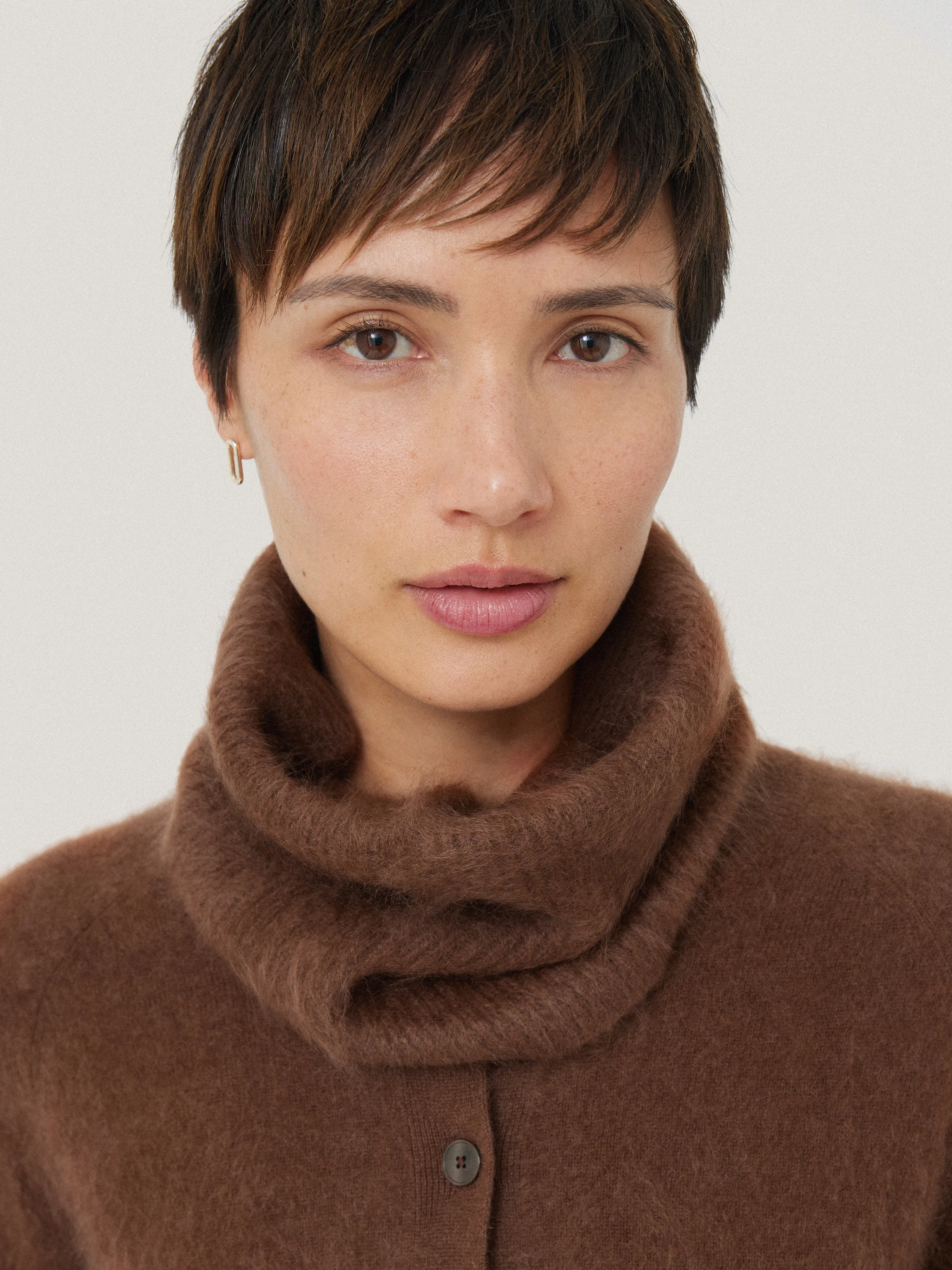 Halo Cashmere Snood | Ginger