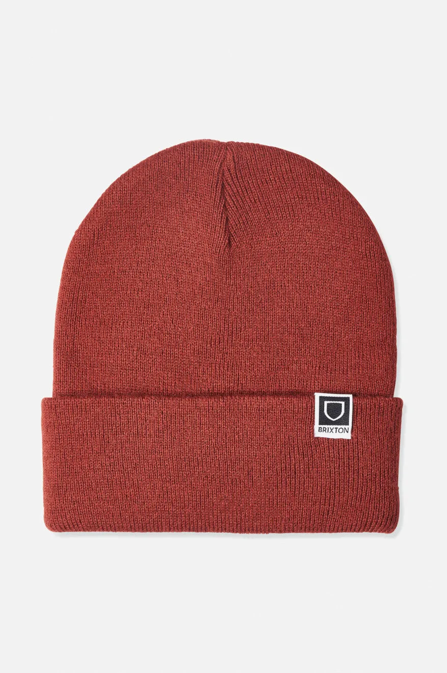 Harbor Beta Watch Cap Beanie - Burnt Henna