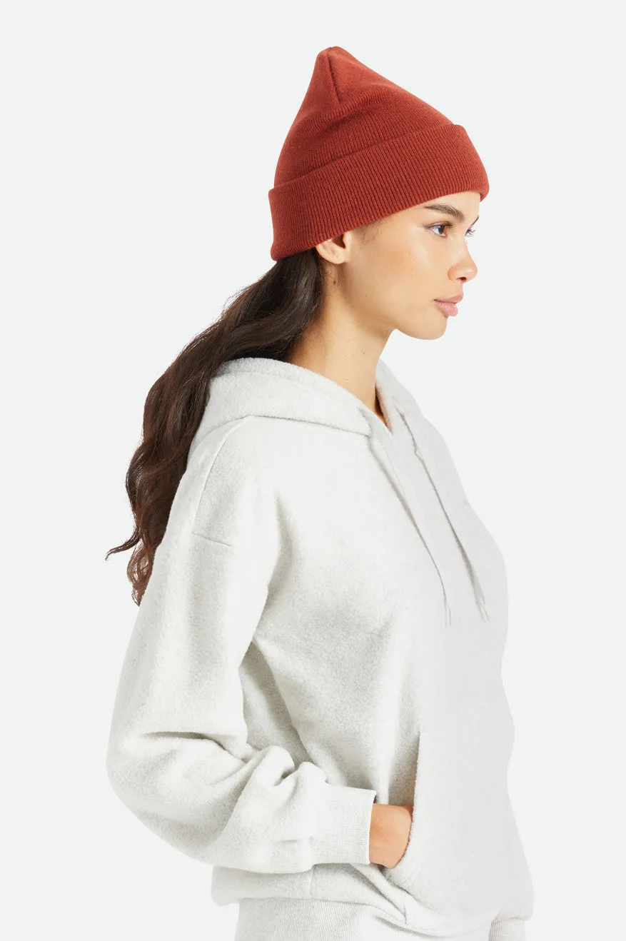 Harbor Beta Watch Cap Beanie - Burnt Henna