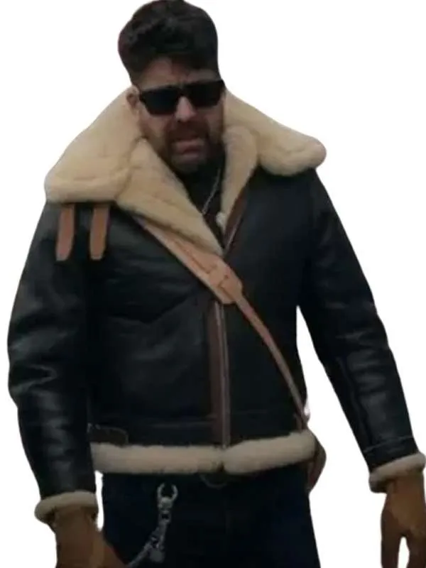 Harry Keshegian The Equalizer S04 Shearling Leather Jacket