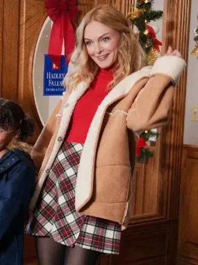 Heather Graham Best Christmas Ever 2023 Leather Jacket - New American Jackets