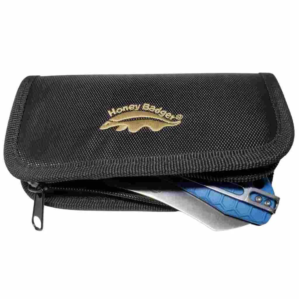 Honey Badger Nylon Zipper Pouch