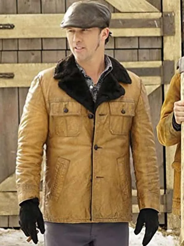 Jeffrey Donovan Fargo Leather Jacket - New American Jackets