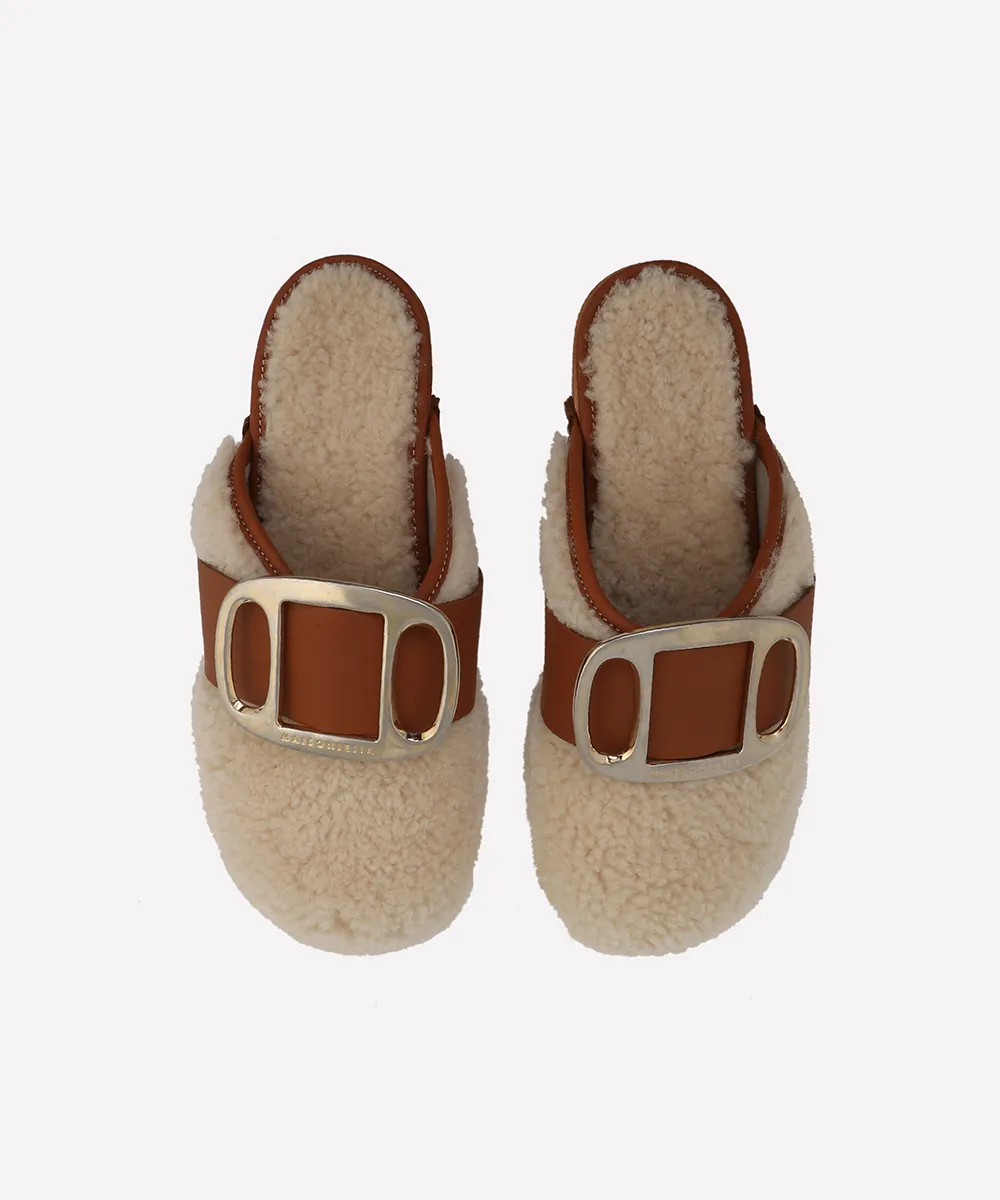 JEJIAjodie shearling clogs 