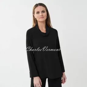 Joseph Ribkoff Cowl Neck Top - Style 223218 (Black)