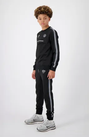 JR. TAPED ANORAK TRACKSUIT | Black