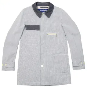 Junya Watanabe MAN Striped Outdoor Mac Navy & White