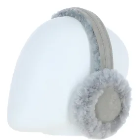 Ladies Grey Sheepskin Earmuffs