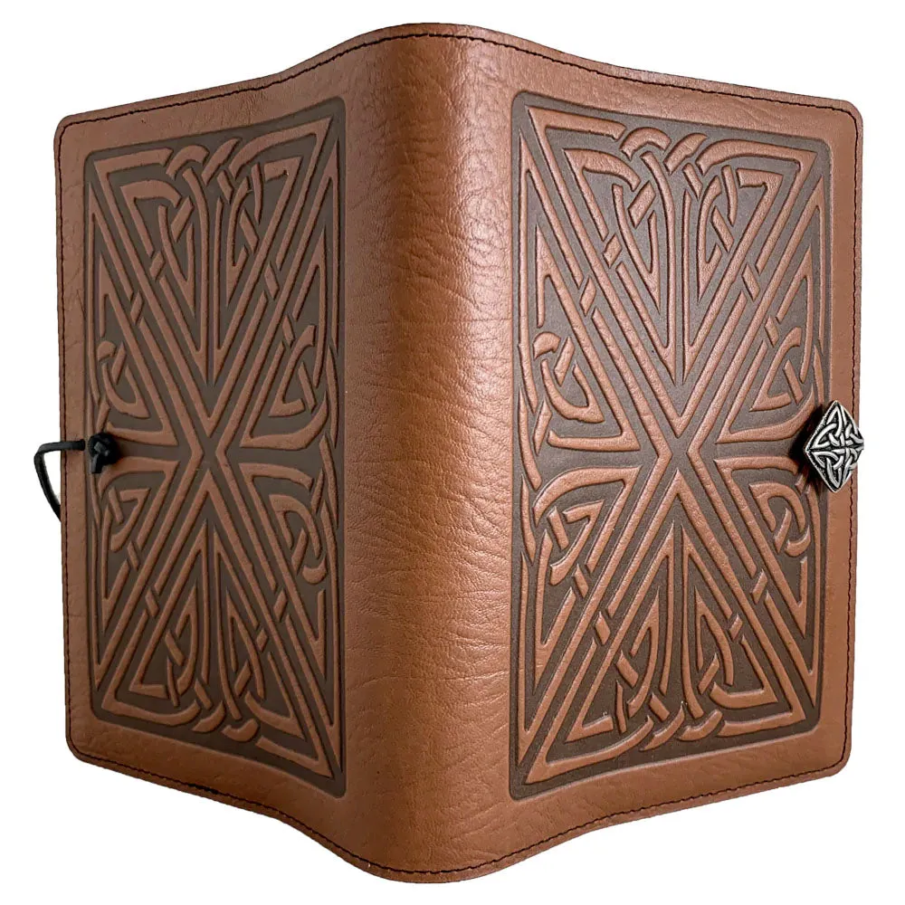 Large Leather Journal - Celtic in Saddle