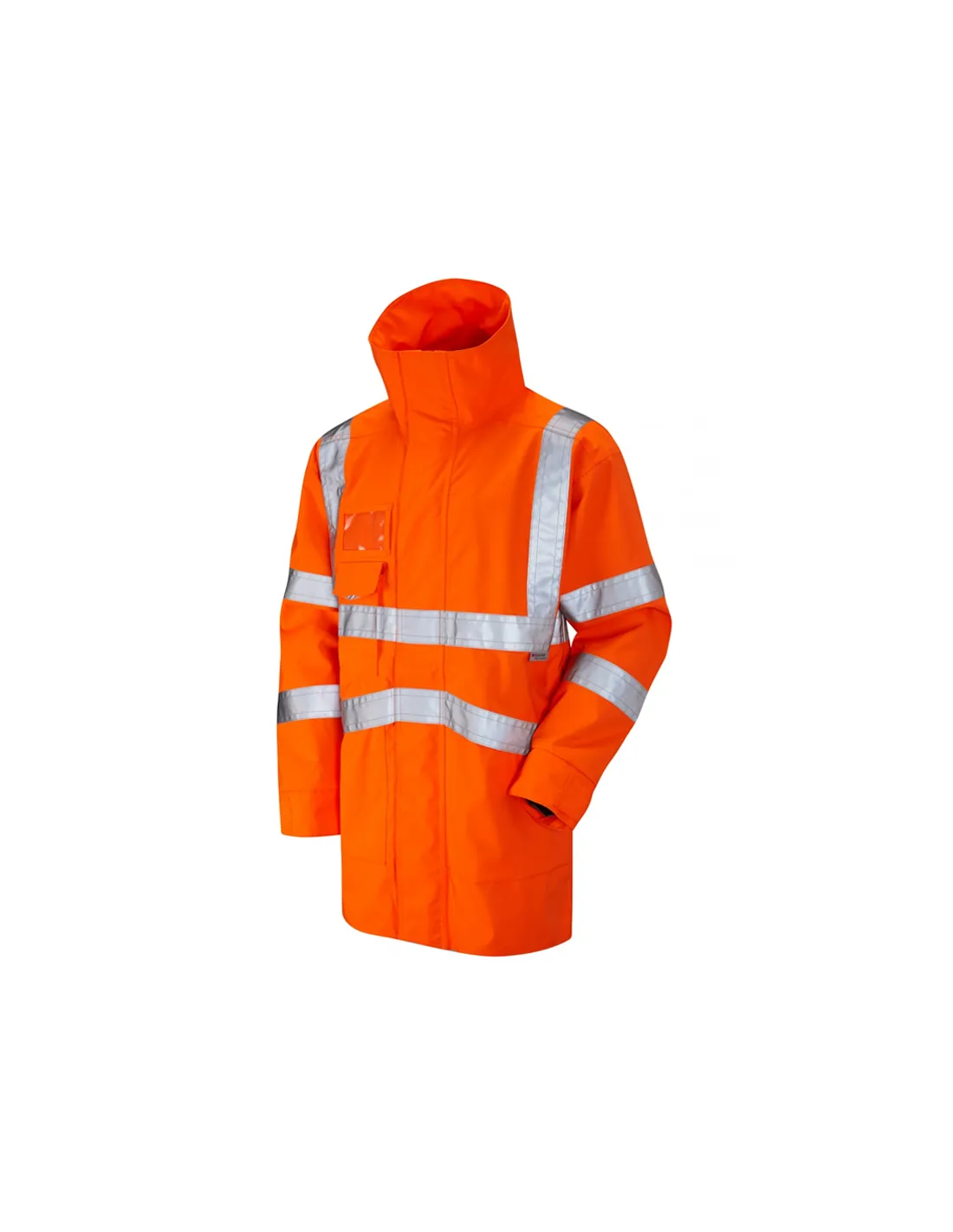 Leo Workwear - A04 Clovelly Class 3 Breathable Executive Anorak - Orange - 2020ppe Size S