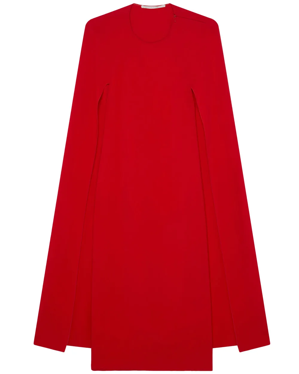 Lipstick Red Cape Dress