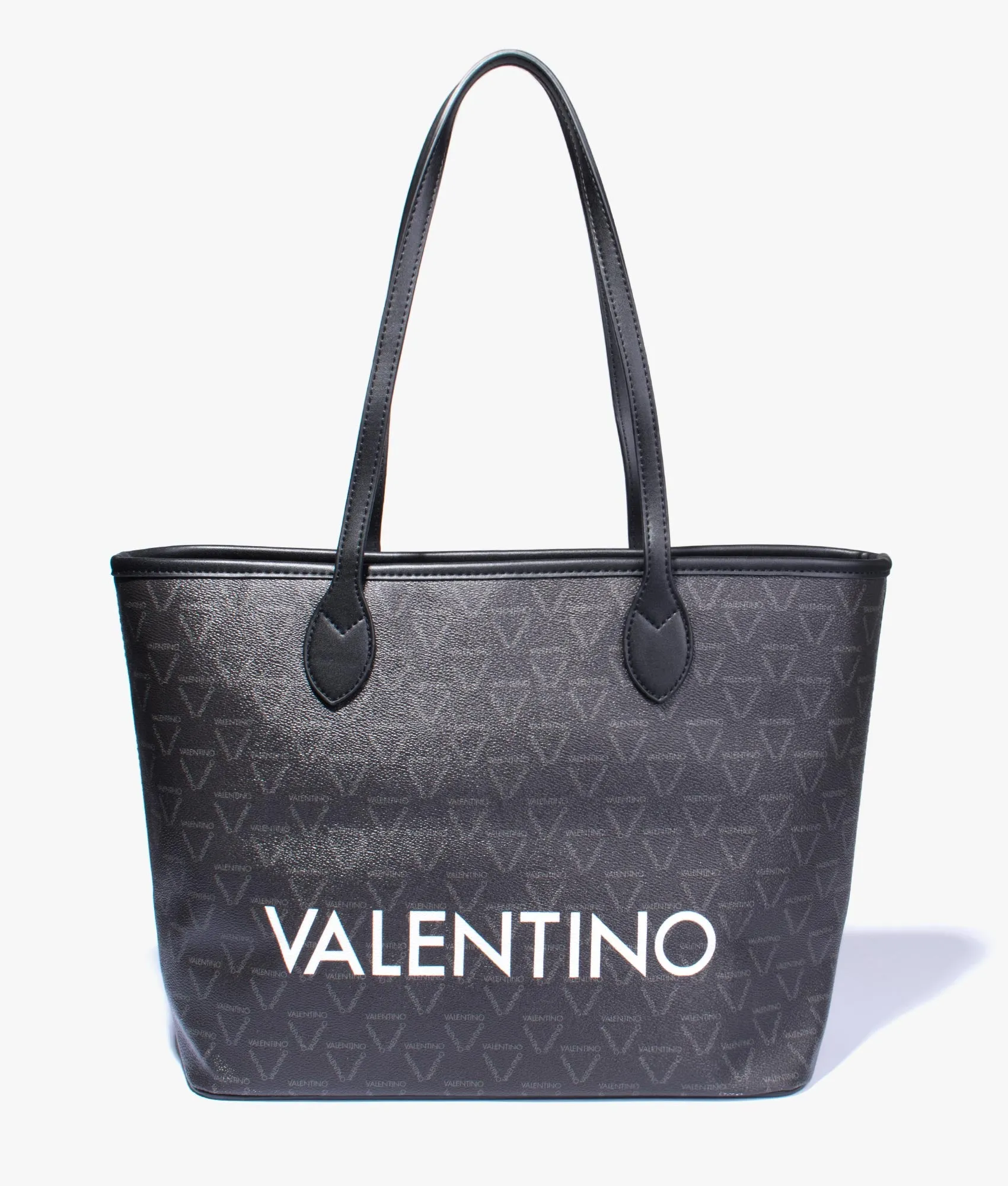 Liuto logo print shopper in black