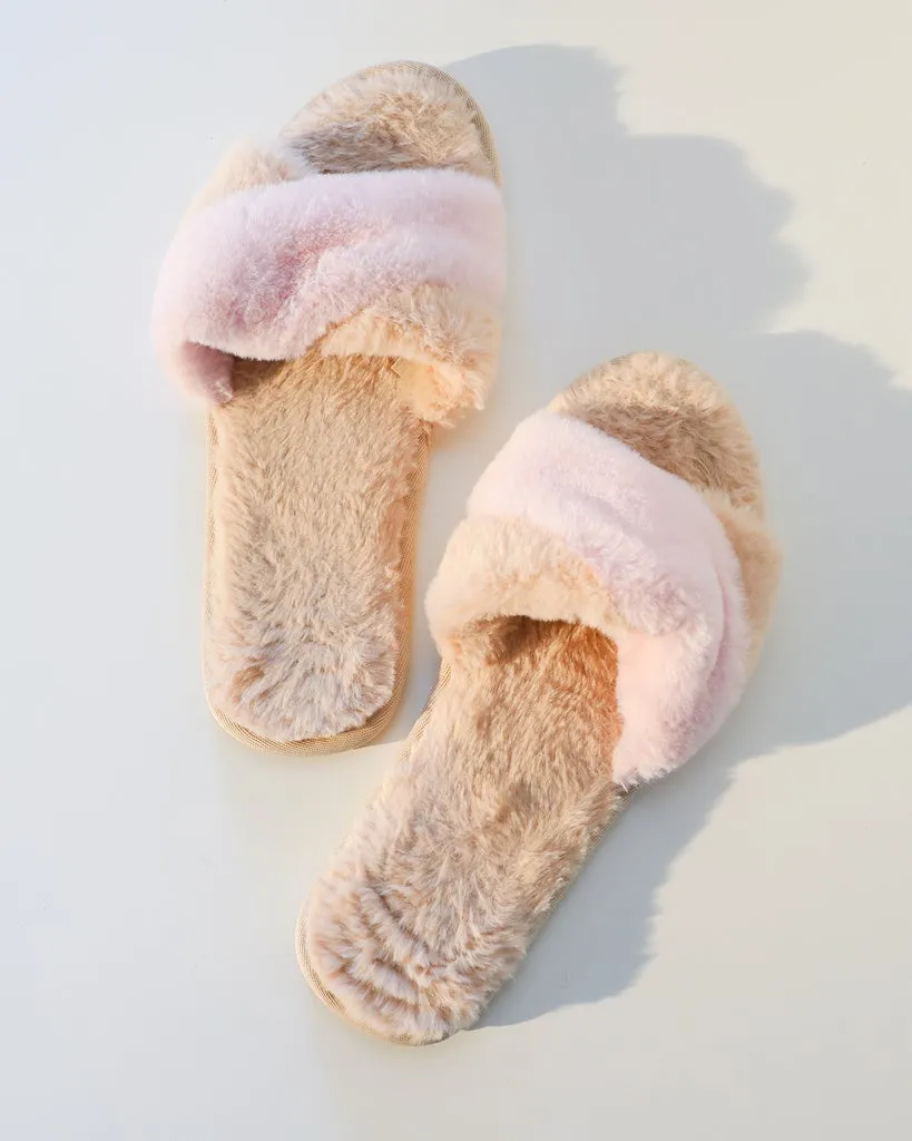 L*SPACE CLOUD Slippers in Blush 