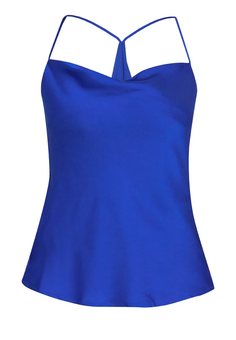 LUX Silk Cowl Neck Camisole