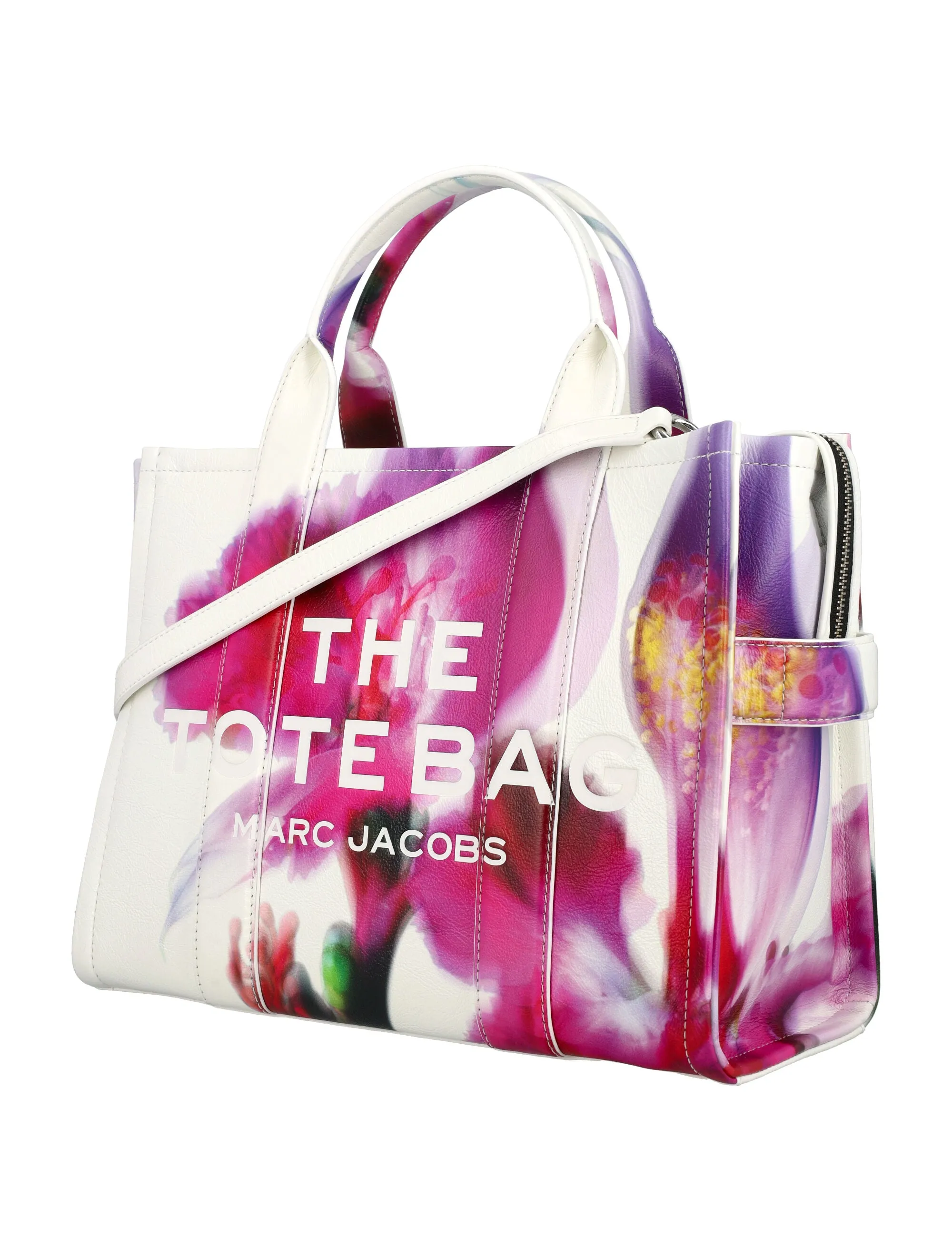 MARC JACOBS Future Floral Medium Leather Tote