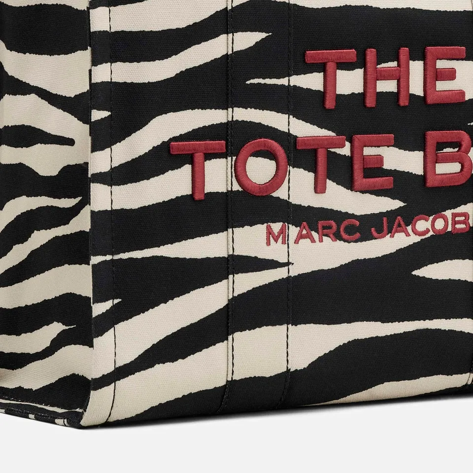 Marc Jacobs The Zebra Canvas Large Tote Bag