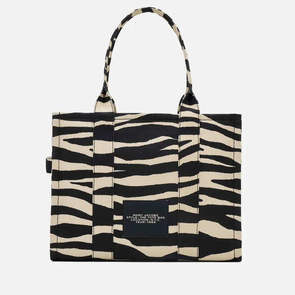 Marc Jacobs The Zebra Canvas Large Tote Bag