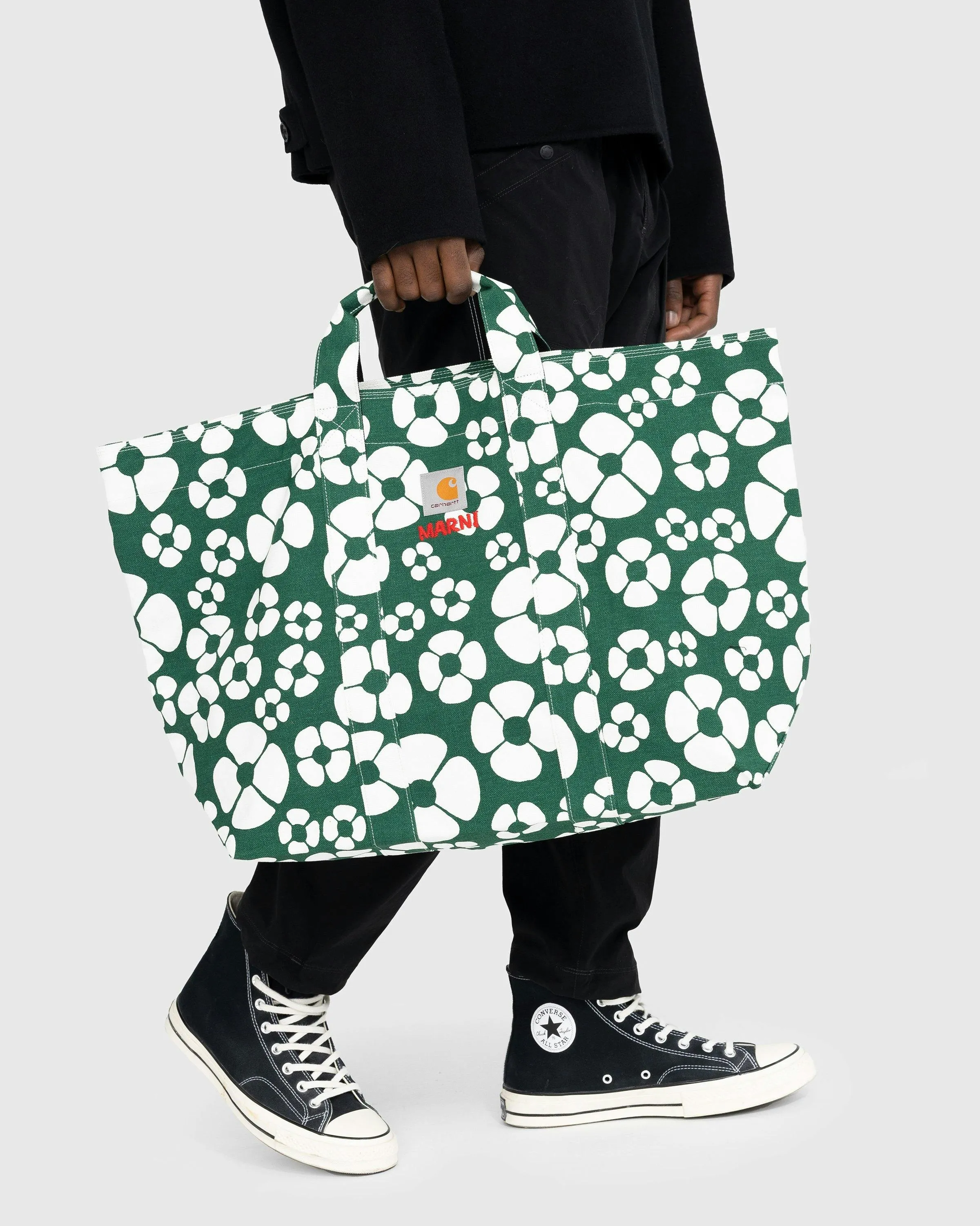 Marni x Carhartt WIP – Floral Shopper Tote Green | Highsnobiety Shop