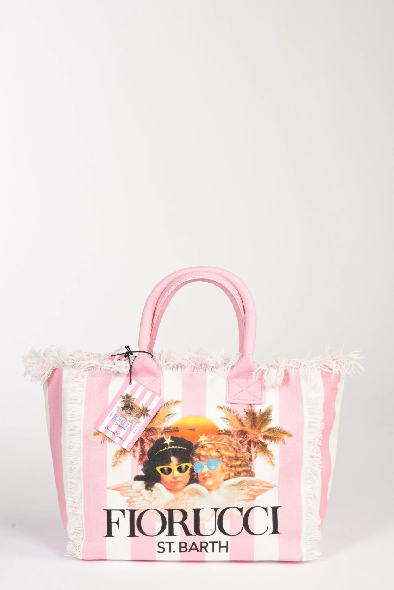 Mc2 Saint Barth Borsa Vanity Rosa/bianco Donna