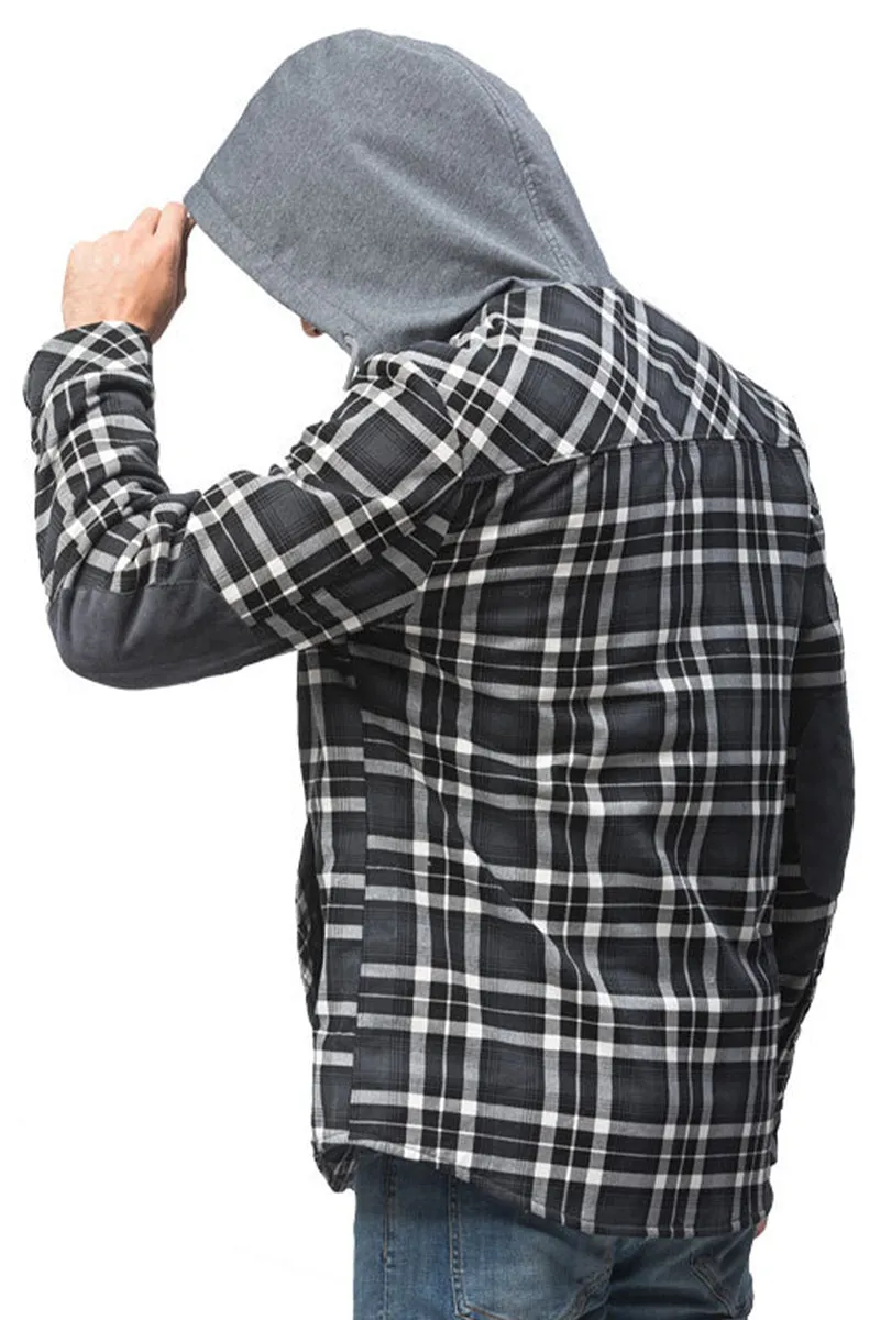 Mighty Man Hooded Flannel Jacket