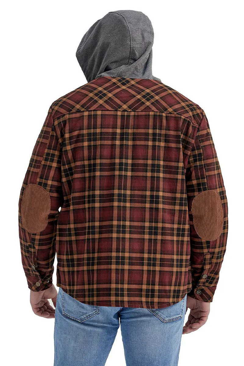 Mighty Man Hooded Flannel Jacket