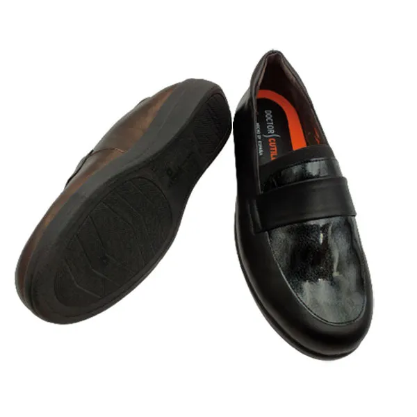 Mocasín combinado charol Doctor Cutillas