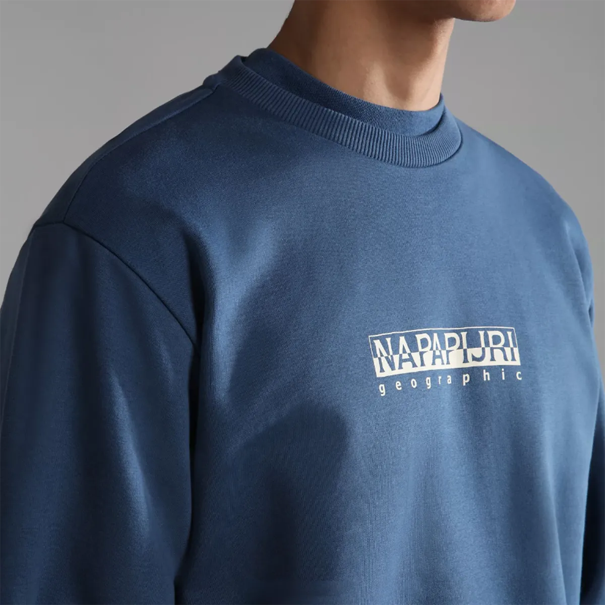 Napapijri - B-Box Crew Neck Sweatshirt in Blue