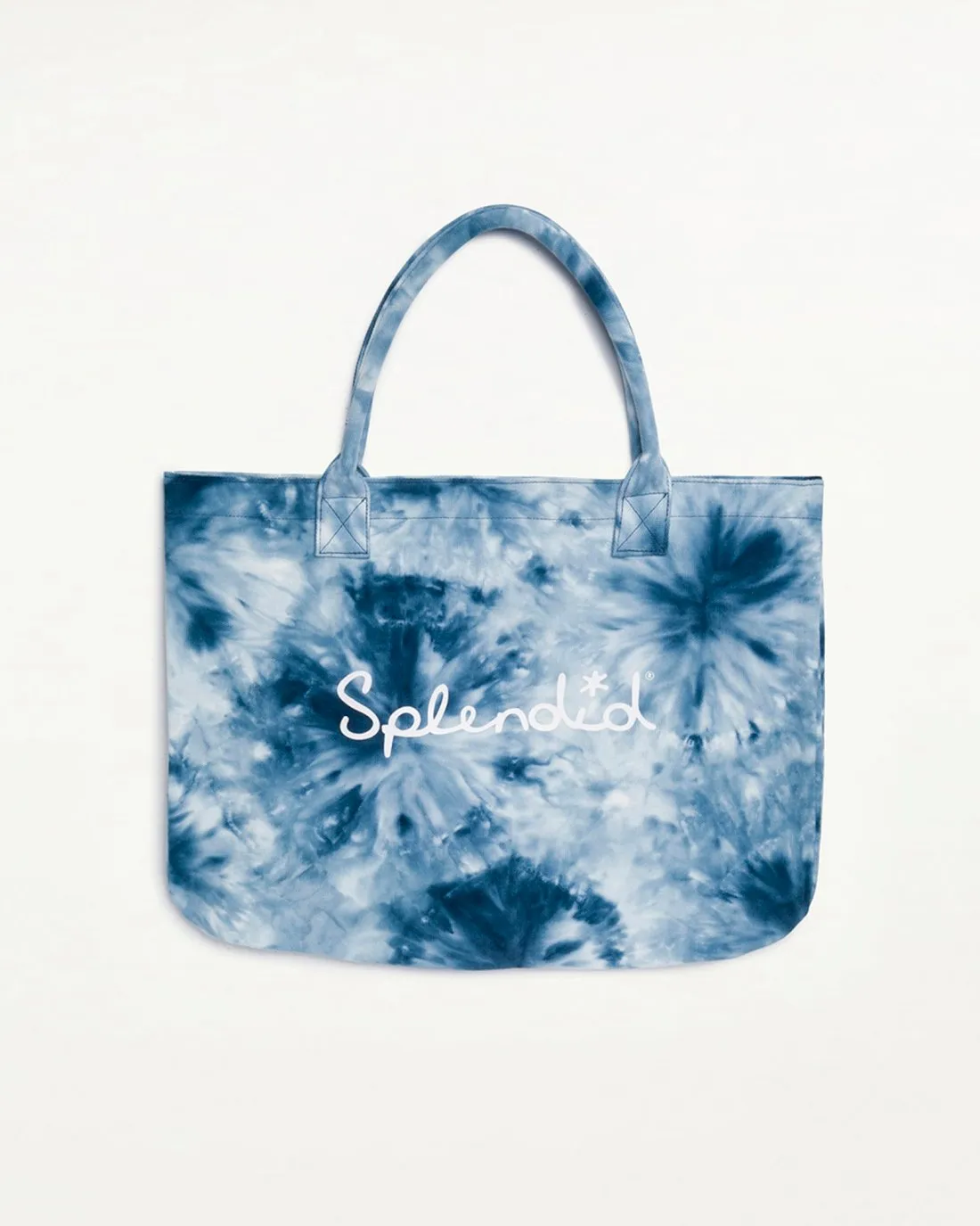 Navy Tie Dye Tote