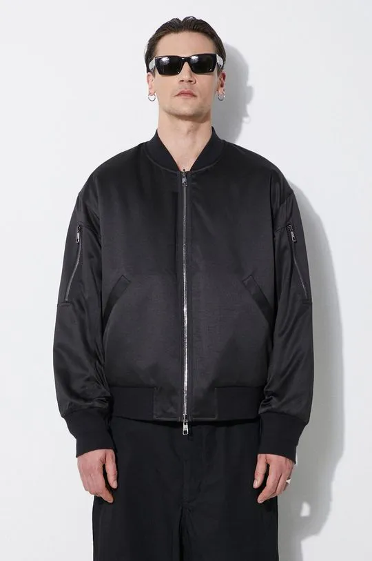 Neil Barrett reversible bomber jacket Reversible With Pocket Insert Bomber men's black color MY11096A-Y042-754N