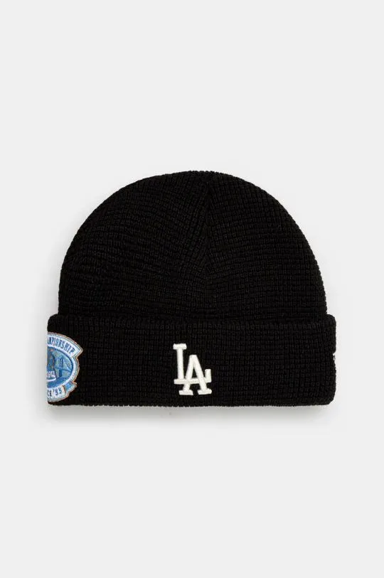 New Era beanie SHORT CUFF BEANIE LOS ANGELES DODGERS black color 60565433