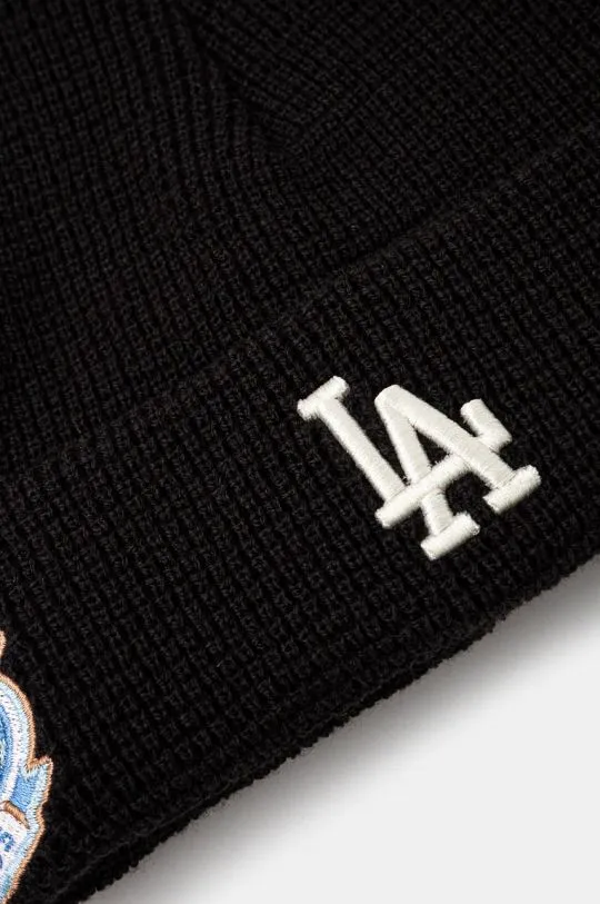 New Era beanie SHORT CUFF BEANIE LOS ANGELES DODGERS black color 60565433