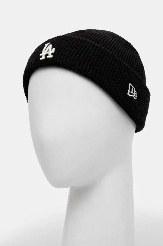 New Era beanie SHORT CUFF BEANIE LOS ANGELES DODGERS black color 60565433