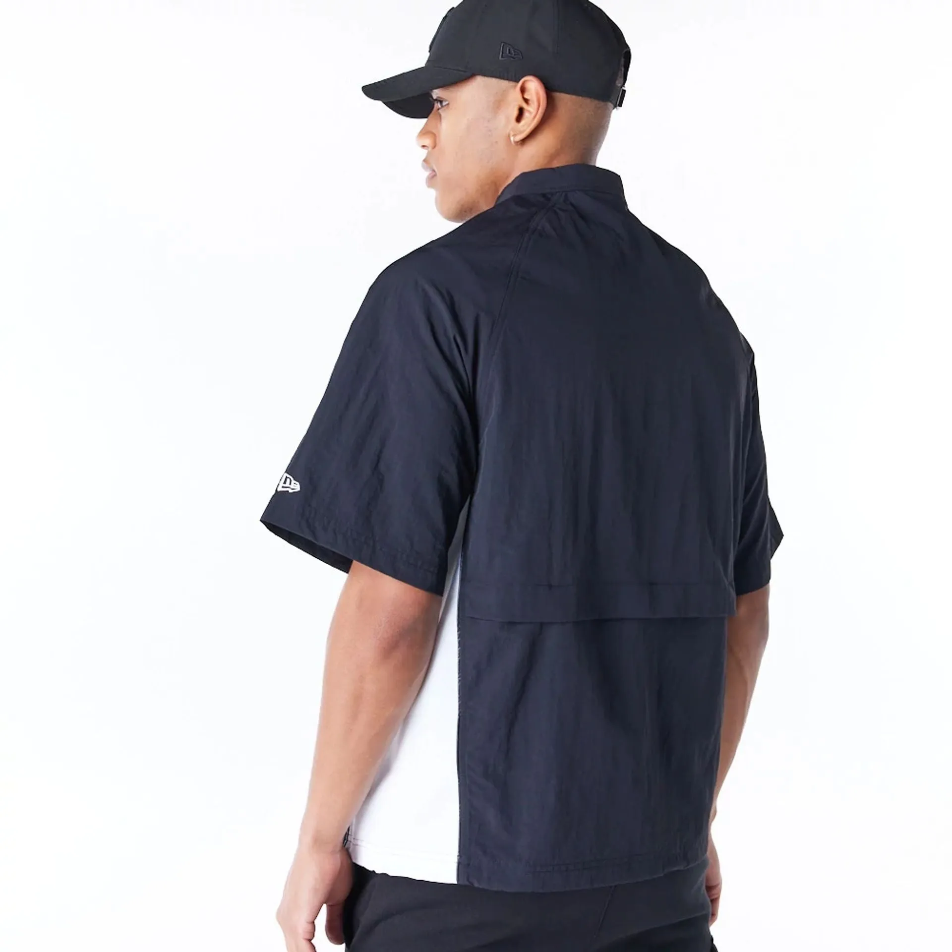 New Era Korea MLB New York Yankees Black Short Sleeve Anorak