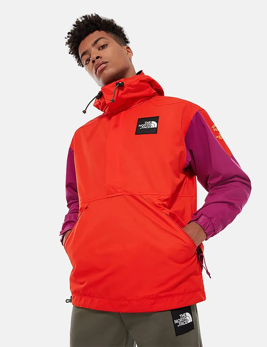 North Face Headpoint Anorak Jacket - Fiery Red