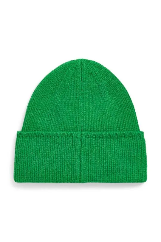 Polo Ralph Lauren wool beanie green color 455954355