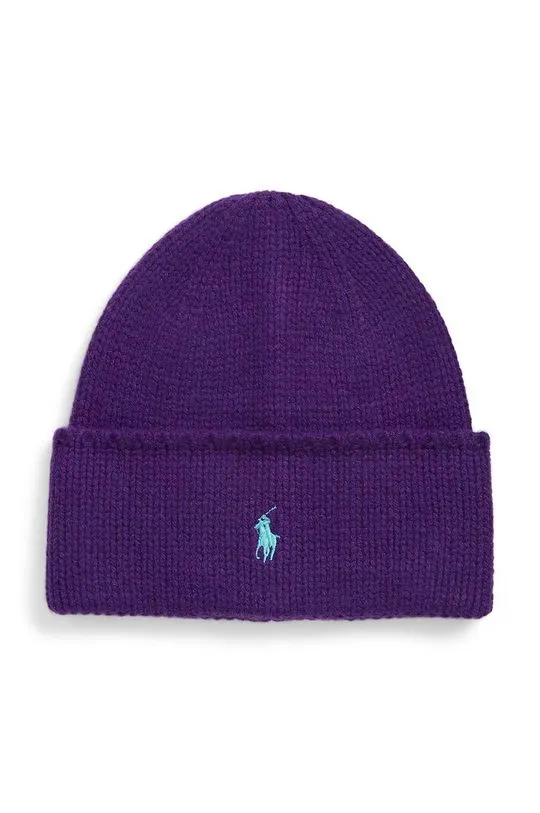 Polo Ralph Lauren wool beanie violet color 455954355