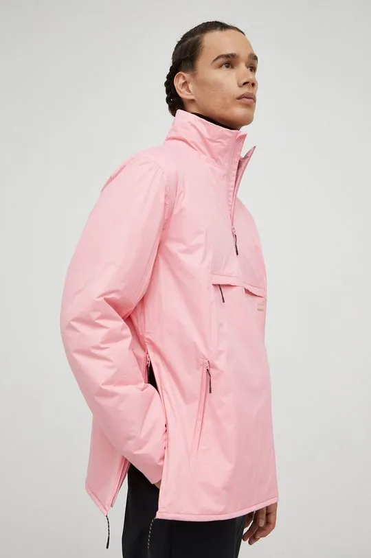 Rains jacket 15490 Padded Nylon Anorak pink color