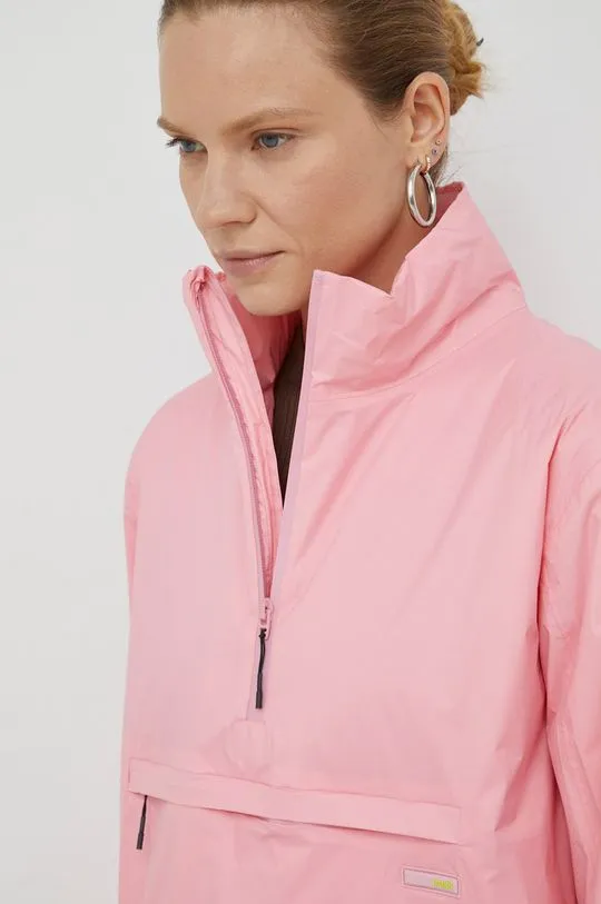 Rains jacket 15490 Padded Nylon Anorak pink color